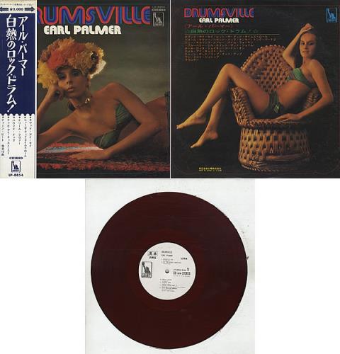 Earl Palmer Drumsville vinyl LP album (LP record) Japanese EPLLPDR220077