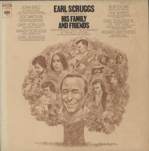 Earl Scruggs His Family And Friends vinyl LP album (LP record) US GGZLPHI879370