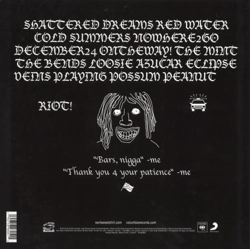 Earl Sweatshirt Some Rap Songs vinyl LP album (LP record) UK 31YLPSO784378