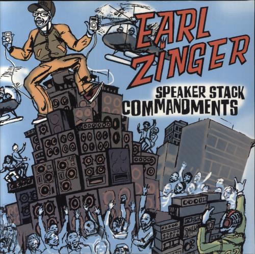 Earl Zinger Speaker Stack Commandments 2-LP vinyl record set (Double LP Album) German 8GU2LSP854514