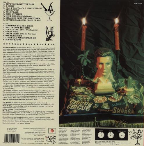 Earls Of Suave The Basement Bar At The Heartbreak Hotel vinyl LP album (LP record) UK IF3LPTH758327