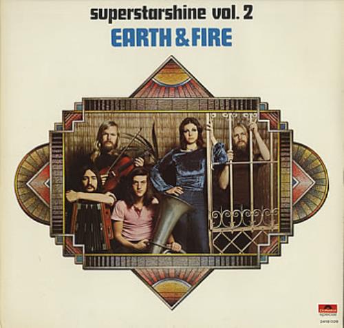Earth And Fire Superstarshine Vol. 2 vinyl LP album (LP record) Dutch EFILPSU384348