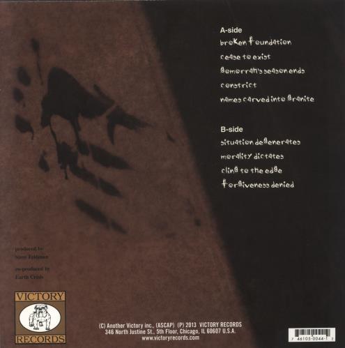 Earth Crisis Gomorrah's Season Ends vinyl LP album (LP record) US 6CVLPGO818668