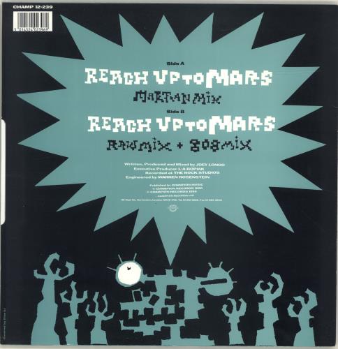 Earth People Reach Up To Mars 12" vinyl single (12 inch record / Maxi-single) UK QD512RE689364