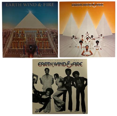 Earth Wind & Fire 3 Album Box Set Vinyl Box Set UK EWFVXAL866645
