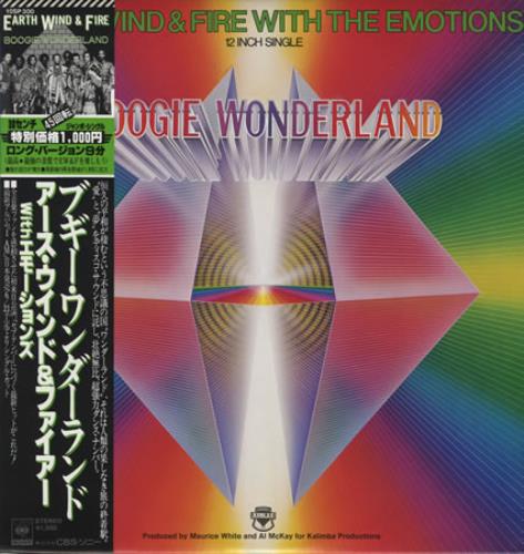 Earth Wind & Fire Boogie Wonderland 12" vinyl single (12 inch record / Maxi-single) Japanese EWF12BO142687