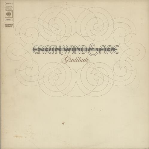 Earth Wind & Fire Gratitude - Double Stickered sleeve 2-LP vinyl record set (Double LP Album) UK EWF2LGR754348