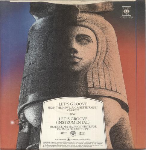 Earth Wind & Fire Lets Groove 7" vinyl single (7 inch record / 45) UK EWF07LE246277