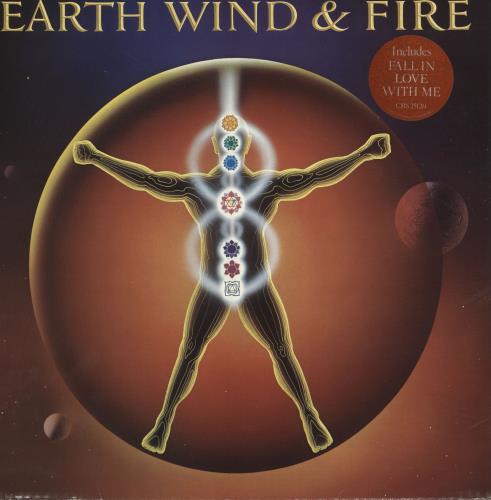 Earth Wind & Fire Powerlight - stickered vinyl LP album (LP record) UK EWFLPPO245292