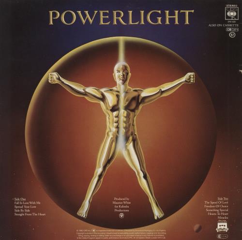 Earth Wind & Fire Powerlight vinyl LP album (LP record) UK EWFLPPO869040