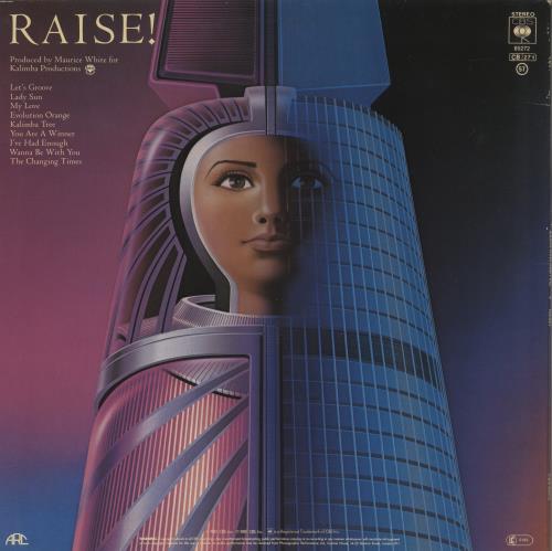 Earth Wind & Fire Raise! vinyl LP album (LP record) UK EWFLPRA272672