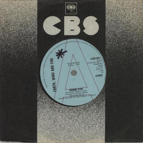 Earth Wind & Fire Shining Star 7" vinyl single (7 inch record / 45) UK EWF07SH684771