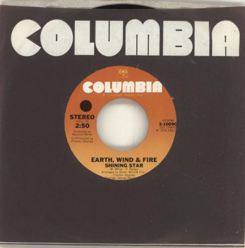 Earth Wind & Fire Shining Star 7" vinyl single (7 inch record / 45) US EWF07SH695734
