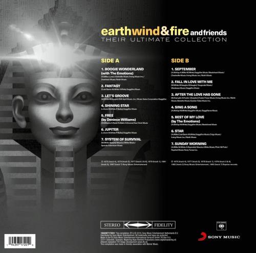 Earth Wind & Fire Their Ultimate Collection - Black Vinyl - Sealed vinyl LP album (LP record) UK EWFLPTH875773