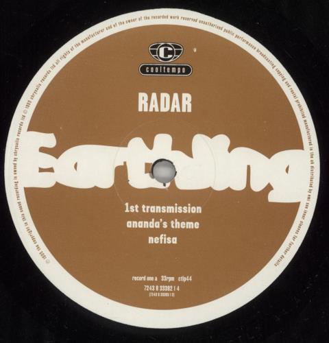 Earthling Radar 2-LP vinyl record set (Double LP Album) UK 9A62LRA868988