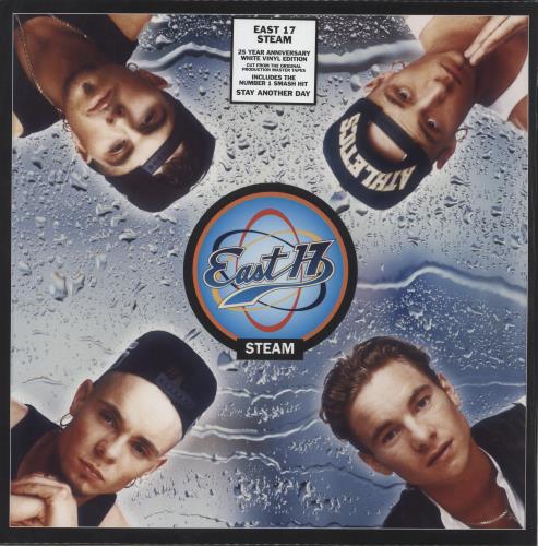 East 17 Steam: 25th Anniversary - White Vinyl vinyl LP album (LP record) UK E17LPST870103