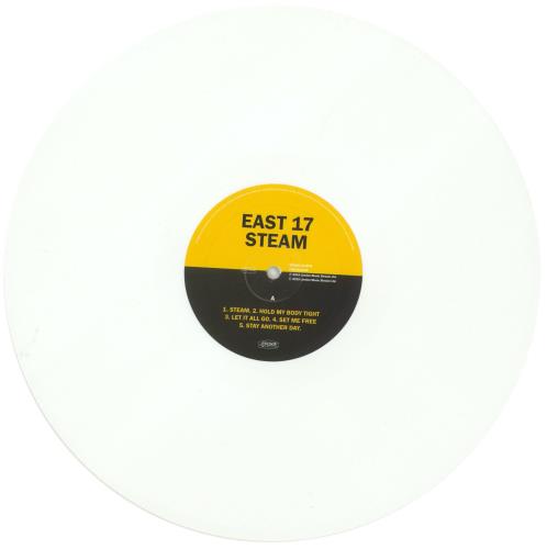 East 17 Steam: 25th Anniversary - White Vinyl vinyl LP album (LP record) UK E17LPST870103