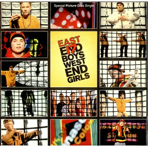 East 17 West End Girls 7" vinyl picture disc (7 inch picture disc single) UK E177PWE49242