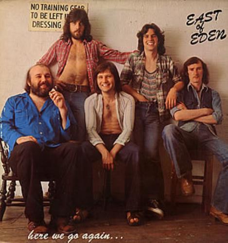 East Of Eden Here We Go Again vinyl LP album (LP record) German EOELPHE264476