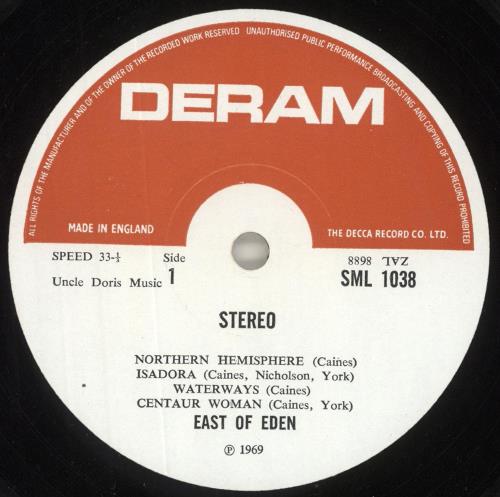 East Of Eden Mercator Projected - 1st vinyl LP album (LP record) UK EOELPME59785