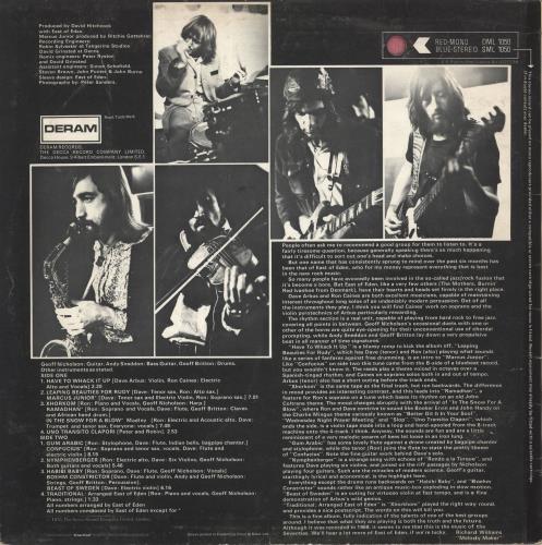 East Of Eden Snafu - 1st - VG+ vinyl LP album (LP record) UK EOELPSN723716