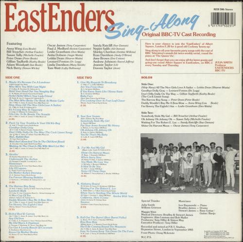 Eastenders EastEnders Sing-Along vinyl LP album (LP record) UK EE2LPEA728682