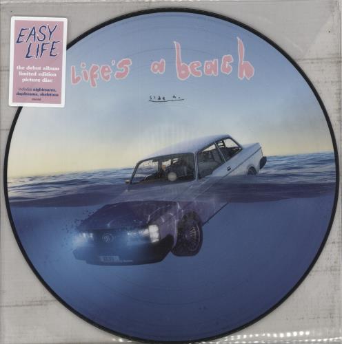 Easy Life Life's A Beach + Autographed Card picture disc LP (vinyl picture disc album) UK ZC2PDLI800051