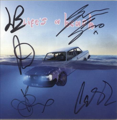 Easy Life Life's A Beach + Autographed Card picture disc LP (vinyl picture disc album) UK ZC2PDLI800051
