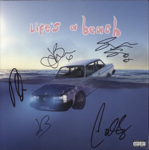 Easy Life Life's A Beach - White Vinyl - Autographed vinyl LP album (LP record) UK ZC2LPLI878099