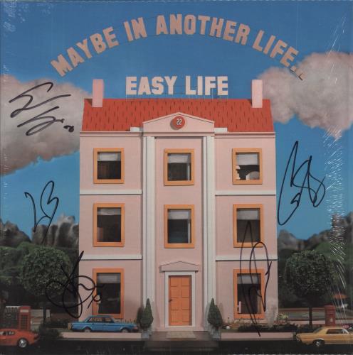Easy Life Maybe In Another Life - Bubblegum Pink Vinyl - Autographed vinyl LP album (LP record) UK ZC2LPMA878121