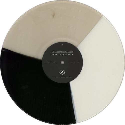 Eat Lights Become Lights Heavy Electrics - Black, White & Clear Vinyl vinyl LP album (LP record) UK I-WLPHE750821
