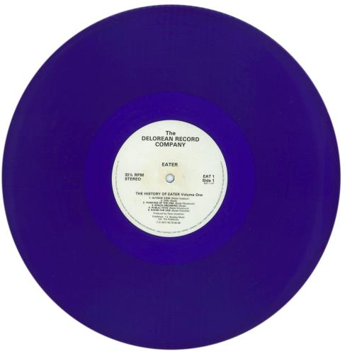 Eater The History Of Eater Volume One - Blue Vinyl vinyl LP album (LP record) UK ETRLPTH877741