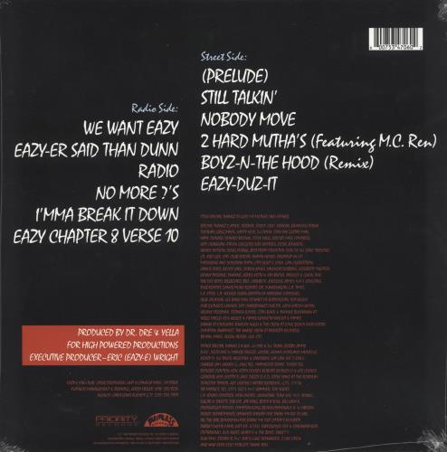 Eazy-E Eazy-Duz-It - 180gm Vinyl - Sealed vinyl LP album (LP record) UK EZ-LPEA732781