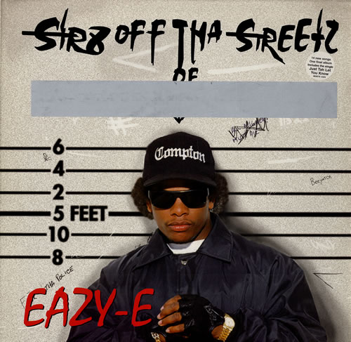 Eazy-E Str8 Off Tha Streetz Of Muthaphukkin Compton vinyl LP album (LP record) Dutch EZ-LPST554974