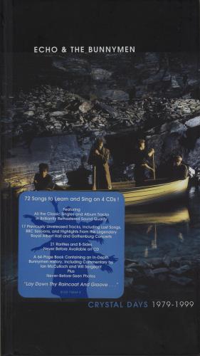 Echo & The Bunnymen Crystal Days 1979-1999 4-CD album set UK ECH4CCR193042