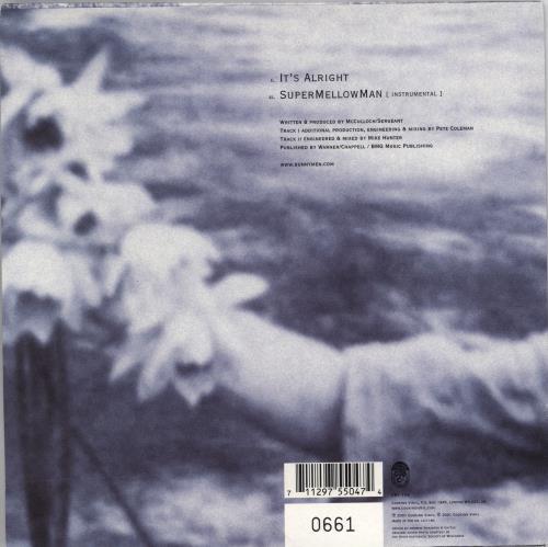 Echo & The Bunnymen It's Alright 7" vinyl single (7 inch record / 45) UK ECH07IT182884