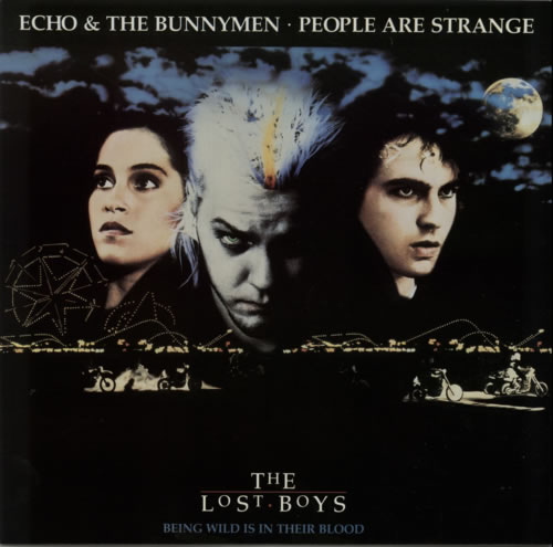 Echo & The Bunnymen People Are Strange + Poster 12" vinyl single (12 inch record / Maxi-single) UK ECH12PE129177