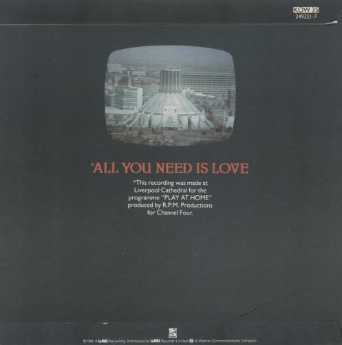 Echo & The Bunnymen Seven Seas 7" vinyl single (7 inch record / 45) UK ECH07SE168483