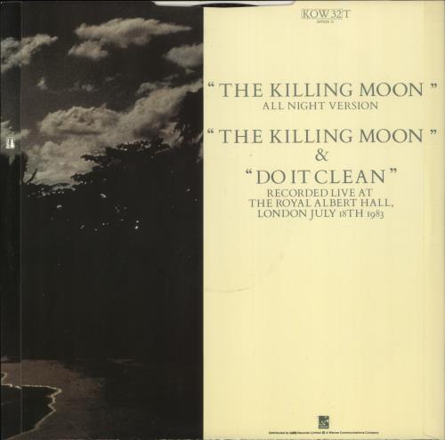 Echo & The Bunnymen The Killing Moon - All Night Version - P/s 12" vinyl single (12 inch record / Maxi-single) UK ECH12TH15216