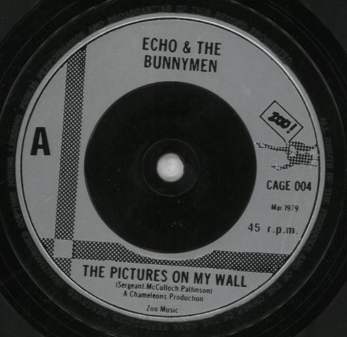 Echo & The Bunnymen The Pictures On My Wall - 5th 7" vinyl single (7 inch record / 45) UK ECH07TH681913