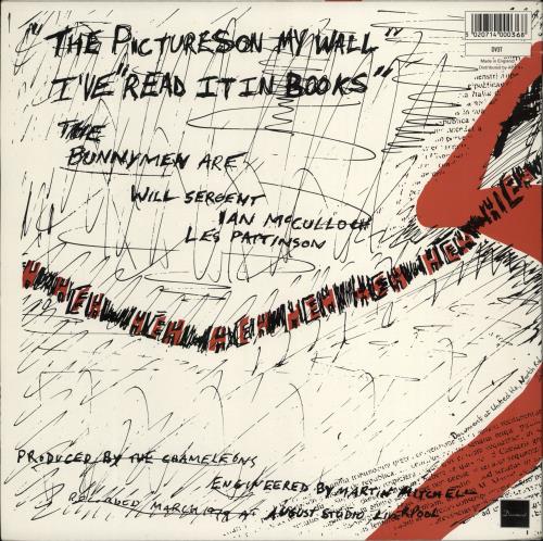 Echo & The Bunnymen The Pictures On My Wall 12" vinyl single (12 inch record / Maxi-single) UK ECH12TH767139