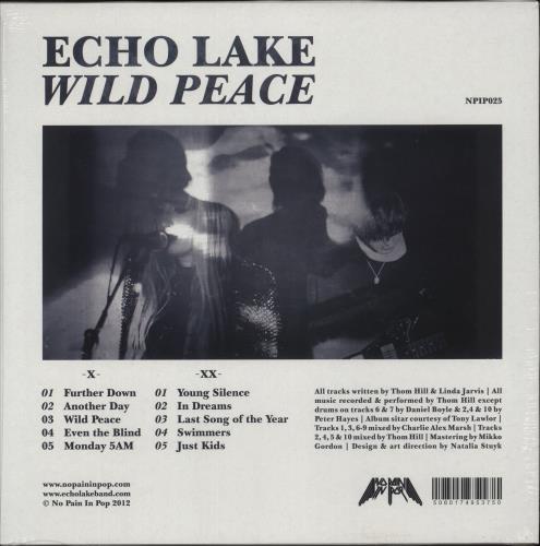 Echo Lake Wild Peace - Sealed vinyl LP album (LP record) UK 6C-LPWI867746