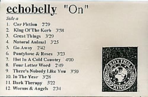 Echobelly On cassette album UK ECBCLON285940