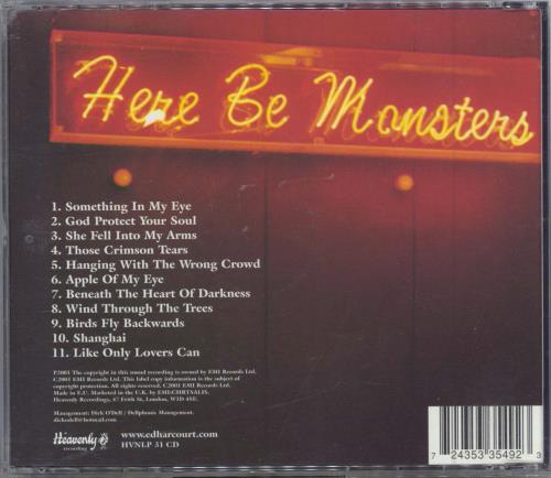 Ed Harcourt Here Be Monsters CD album (CDLP) UK EDTCDHE189102