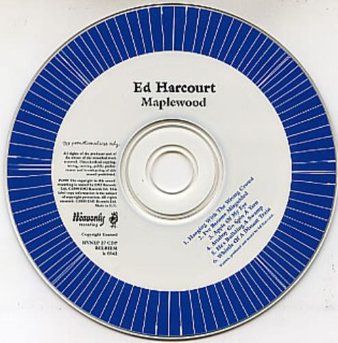 Ed Harcourt Maplewood CD single (CD5 / 5") UK EDTC5MA222094