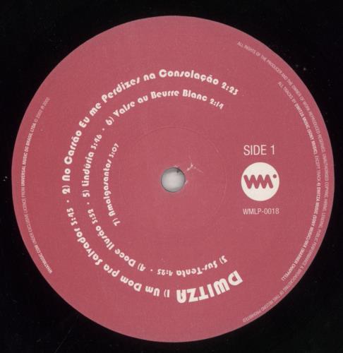 Ed Motta Dwitza vinyl LP album (LP record) UK Z8GLPDW853679