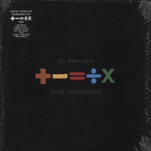 Ed Sheeran +-= [Tour Collection] - Blue Vinyl + Numbered Set List 2-LP vinyl record set (Double LP Album) UK EJB2LTO872644
