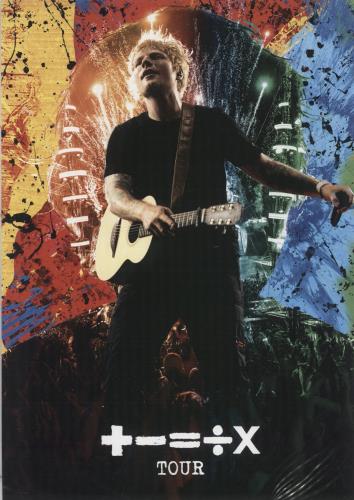 Ed Sheeran +-= [Tour Collection] - Blue Vinyl + Numbered Set List 2-LP vinyl record set (Double LP Album) UK EJB2LTO872644