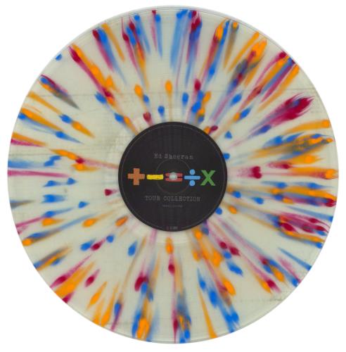 Ed Sheeran +-= [Tour Collection] - Clear Multi Splatter Vinyl 2-LP vinyl record set (Double LP Album) UK EJB2LTO872648