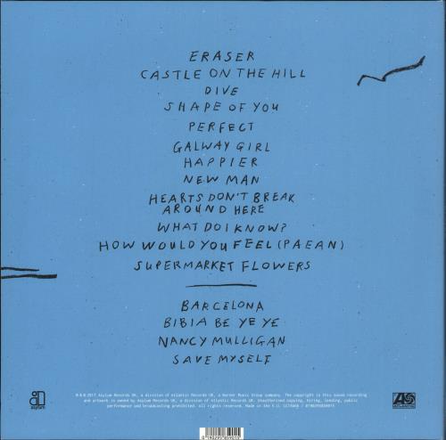 Ed Sheeran Divide - Stickered 2-LP vinyl record set (Double LP Album) UK EJB2LDI717730